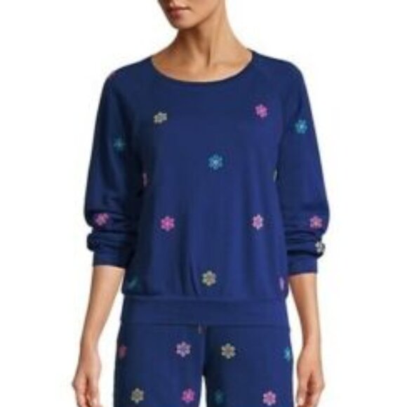 Lilly Pulitzer Tops - Lilly Pulitzer Landyn Embroidered Sweatshirt Top Pullover S